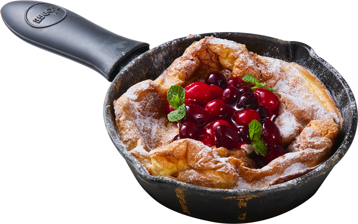 Dutch Pancake Berry Custard